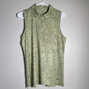 Nike Medium Dri-fit Golf Tank Top with Geometric Print